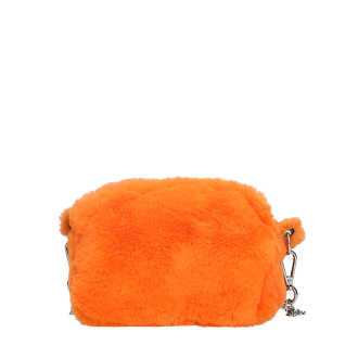 Torebka O bag pocket Ecopelliccia Fluo arancione