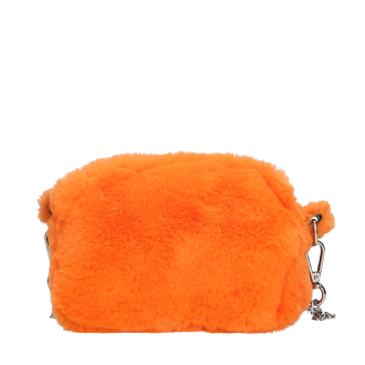 Torebka O bag glam ecopelliccia Fluo arancione