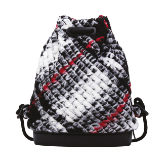 Plecak O bag 50 soft Maxi check Bianconero