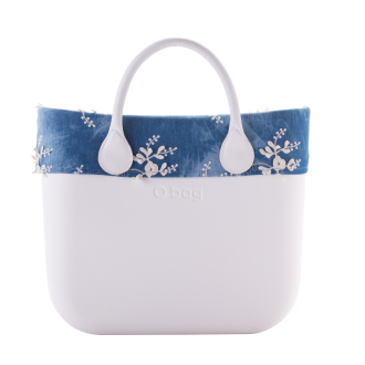 Opaska O bag standard Denim ricamato Denim