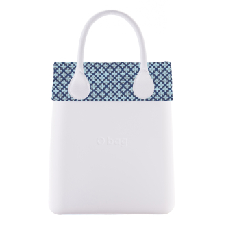 Opaska O bag chic Sangallo su denim Azzurro