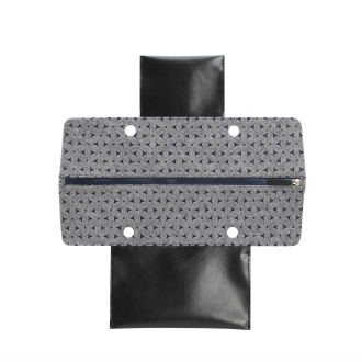 Chiusura O bag street Feltro Blu/Grigio