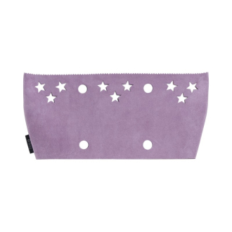 Opaska O bag mini Suede Traforato Lilla
