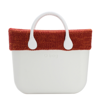 Opaska O bag mini Lana mouline Arancione