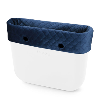 Opaska O bag standard Velluto matelasse Avio