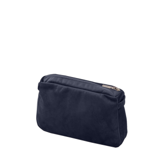 Organizer O bag glam Microfibra tinta unita Blu