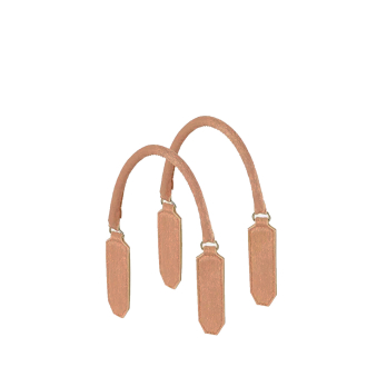 Uchwyty krótkieTubolare flat ponyskin effect Sabbia