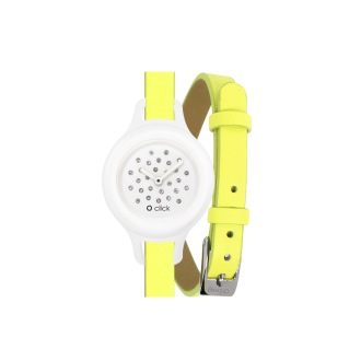 Zegarek O clock click shift Fluo giallo