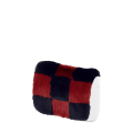 Klapka O bag pocket Lapin check synthetic fibre Navy India