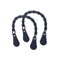 Uchwyty krótkie Goccia bamboo Blu navy