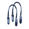 Uchwyty Tubolare flat Boiled wool Blue navy Avio