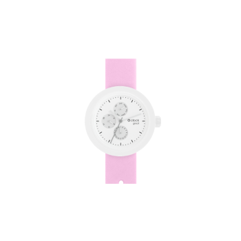 Zegarek O clock shift great transparent satin Rosa