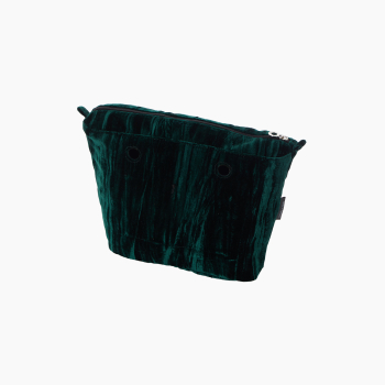 Organizer O Bag Mini Velvet Stropiciato Military