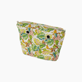 Organizer O Bag Mini Tessuto Foglie Celery Green