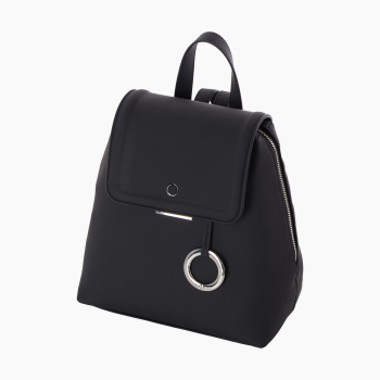 Plecak O Bag Chilly Tessuto Gommato Black