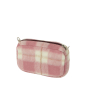 Organizer O bag glam Jaquard checkeffetto plaid Sangria