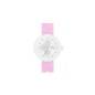Zegarek O clock shift great transparent satin Rosa