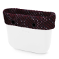 Opaska O bag standard Cerniera Tessuto Maxi Boucle | Bordeaux