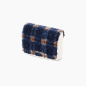 Klapka O Pocket Tartan 3D Navy Blue