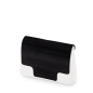 Klapka O bag glam ponyskin effect Synthetic fabric spur Nero