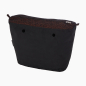 Organizer O bag standard Lurex Spinato Bordeaux nero