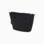 Organizer O bag mini Lurex spinato Nerosilver