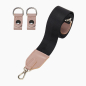 Pasek Naramienny 80/120 + Clip Ecopelle Tessuto Nastro Nylon + Nappa Old Pink