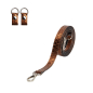 Pasek naramienny Extraslim 110 i Klipsy Reflective coconut print Bronze