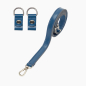 Pasek Naramienny Extraslim 110 + Clip Tessuto Sintetico Effetto Nappa Easy Denim