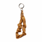 Zawieszka rouche Simil pelle nappa Biscotto