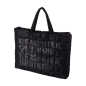 Torebka O bag blow Tessuto nylon trapuntato Nero