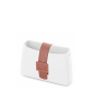 Chiusura O bag glam Simil pelle verniceCassis