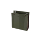 Body O bag double mini Spigata texture ecopelle suede Military