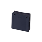 Body O bag double mini Zip simil pelle saffiano + texture spigata Blu navy
