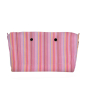 Organizer O bag beach mini Righe haiti Rosa