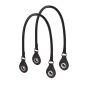 Uchwyty długie con anello Sintetico effetto nappa Easy Nero