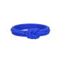 Bransoletka O bracelet knot Single Blu elettrico