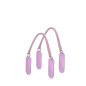 Uchwyty krótkie Tubolare flat Quiltedshiny Lilac
