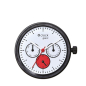 Mechanizm zegarka O clock great Date satin Biaco rosso nero