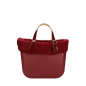 Torebka O bag mini Bordeaux