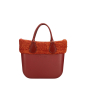 Torebka O bag mini Bordeaux