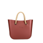 Torebka mini bordeaux metal