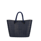 Torebka O bag urban mini Intreccio Blu navy