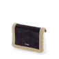 Klapka O bag glam Effetto montone Nero