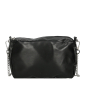 Torebka O bag glam Simil pelle nappa Nero