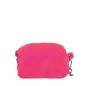 Torebka O bag pocket ecopelliccia Fluo fucsia