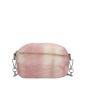 Torebka O bag pocket jaquard check effetto plaid Sangria