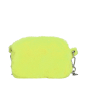 Torebka O bag glam ecopelliccia Fluo lime