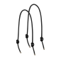 Uchwyty Knots Tumbled effect Nero