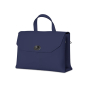 Torebka O bag soft smooth mini con pattina Blu navy